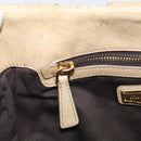 Miu Miu Matelasse Hand Bag Vitellolux 2way Beige Gold Auth 210233A-27