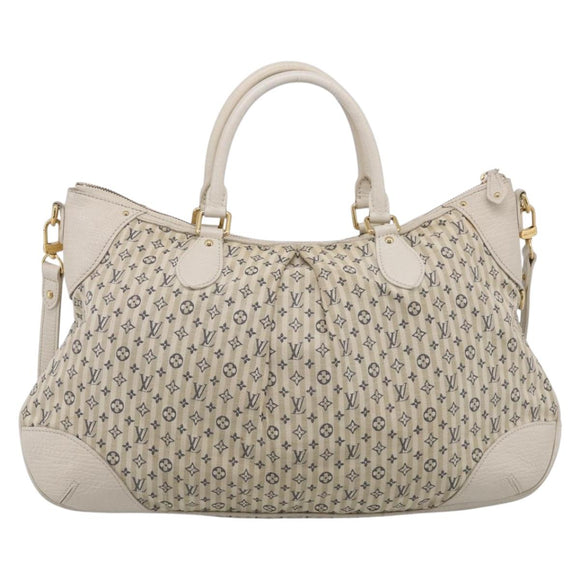 LOUIS VUITTON Monogram Mini Lin Croisette Marina GM Bag M95492 LV Auth 210236A