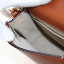 Chloe Nile Hand Bag Leather 2way Brown Gold Auth 210238V-23