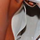 Chloe Nile Hand Bag Leather 2way Brown Gold Auth 210238V-24