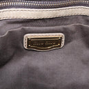 Miu Miu Tote Bag Vitellolux Beige Gold Auth 210240V-17
