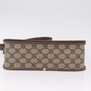 GUCCI GG Supreme Web Sherry Line Bag PVC Beige Gold 001 066 0551 Auth 210241-10