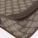 GUCCI GG Supreme Web Sherry Line Bag PVC Beige Gold 001 066 0551 Auth 210241-11