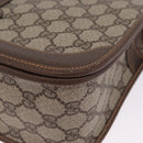 GUCCI GG Supreme Web Sherry Line Bag PVC Beige Gold 001 066 0551 Auth 210241-12