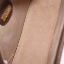 GUCCI GG Supreme Web Sherry Line Bag PVC Beige Gold 001 066 0551 Auth 210241-20