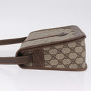 GUCCI GG Supreme Web Sherry Line Bag PVC Beige Gold 001 066 0551 Auth 210241-5