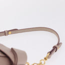 Miu Miu Shoulder Bag Vitellolux Pink Gold Auth 210245A-10