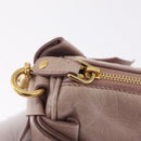 Miu Miu Shoulder Bag Vitellolux Pink Gold Auth 210245A-18