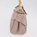 Miu Miu Shoulder Bag Vitellolux Pink Gold Auth 210245A-5