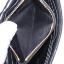 Miu Miu Matelasse Chain Wallet Leather Black Gold Auth 210251V-23