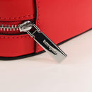 kate spade 3D Strawberry Hello Kitty Chain Bag Leather Red Silver Auth 210253M-16