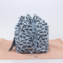 Miu Miu Purse Hand Bag Canvas Blue Gold Auth 210259M-22