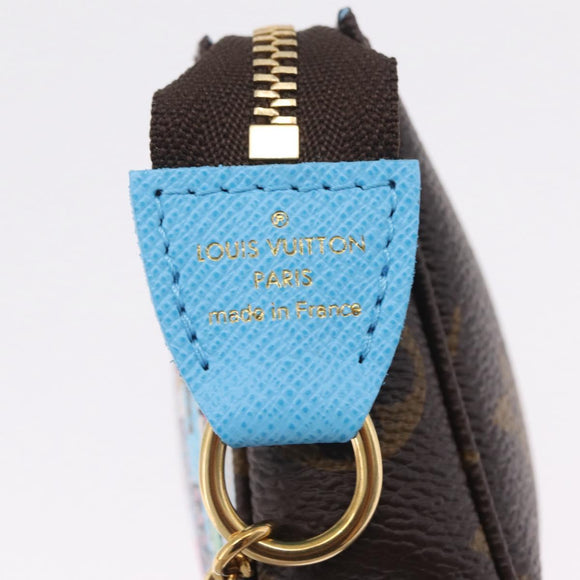 LOUIS VUITTON Vivienne Mini Pochette Accessoires Pouch M81637 LV Auth 210260SM