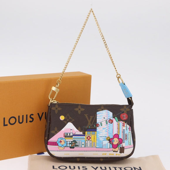 LOUIS VUITTON Vivienne Mini Pochette Accessoires Pouch M81637 LV Auth 210260SM