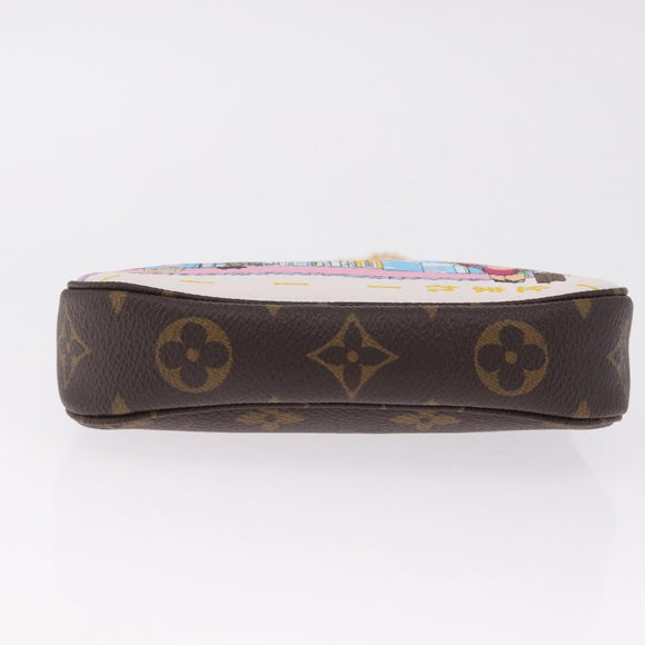 LOUIS VUITTON Vivienne Mini Pochette Accessoires Pouch M81637 LV Auth 210260SM