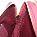 Coach Cruella Hand Bag Leather 2way Red Gold Auth 210263M-22