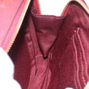 Coach Cruella Hand Bag Leather 2way Red Gold Auth 210263M-26