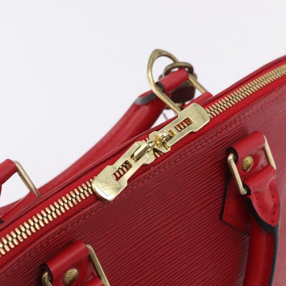 LOUIS VUITTON Epi Alma Hand Bag Castilian Red M52147 LV Auth 210272V