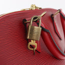 LOUIS VUITTON Epi Alma Hand Bag Castilian Red M52147 LV Auth 210272V-15