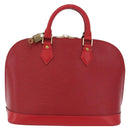 LOUIS VUITTON Epi Alma Hand Bag Castilian Red M52147 LV Auth 210272V-2