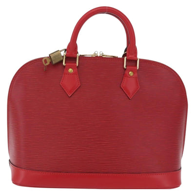 LOUIS VUITTON Epi Alma Hand Bag Castilian Red M52147 LV Auth 210272V - 0
