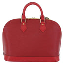 LOUIS VUITTON Epi Alma Hand Bag Castilian Red M52147 LV Auth 210272V-3