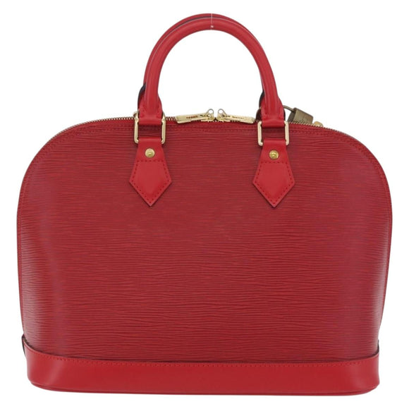 LOUIS VUITTON Epi Alma Hand Bag Castilian Red M52147 LV Auth 210272V