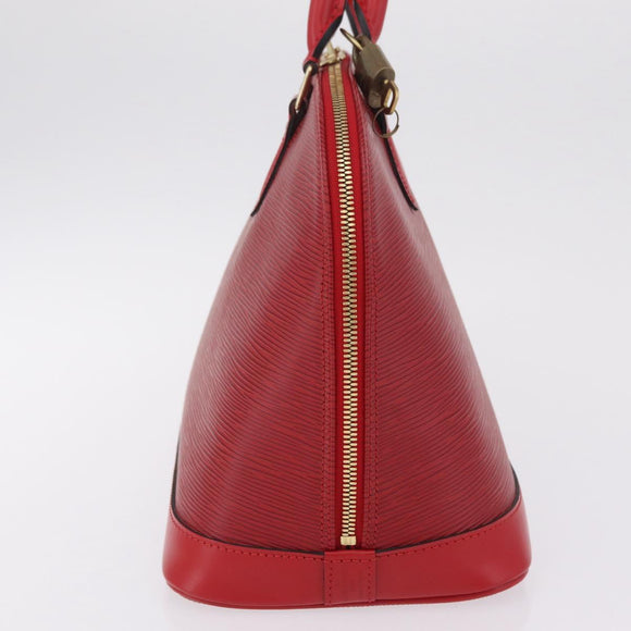 LOUIS VUITTON Epi Alma Hand Bag Castilian Red M52147 LV Auth 210272V