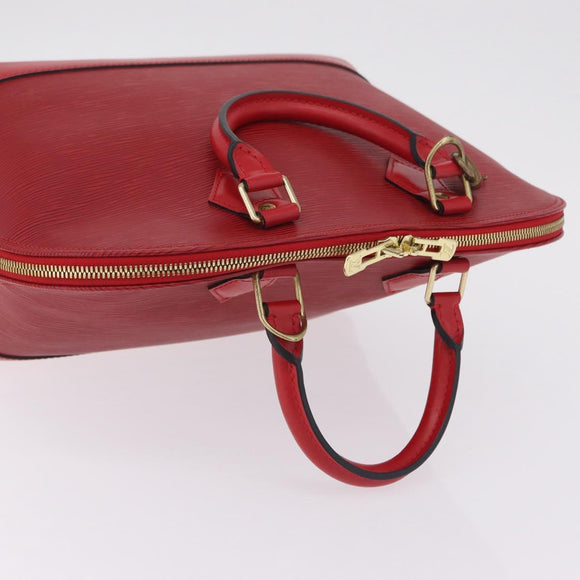 LOUIS VUITTON Epi Alma Hand Bag Castilian Red M52147 LV Auth 210272V