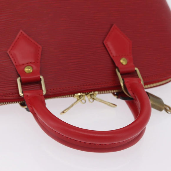 LOUIS VUITTON Epi Alma Hand Bag Castilian Red M52147 LV Auth 210272V
