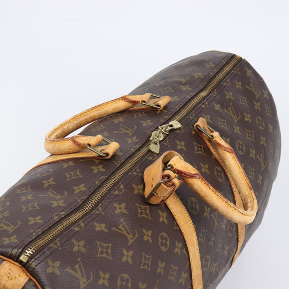 LOUIS VUITTON Monogram Keepall 60 Boston Bag M41422 LV Auth 210276