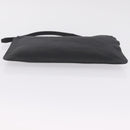 LOUIS VUITTON Cabalite Pouch Leather Black Silver LV Auth 210280A-10