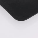 LOUIS VUITTON Cabalite Pouch Leather Black Silver LV Auth 210280A-11