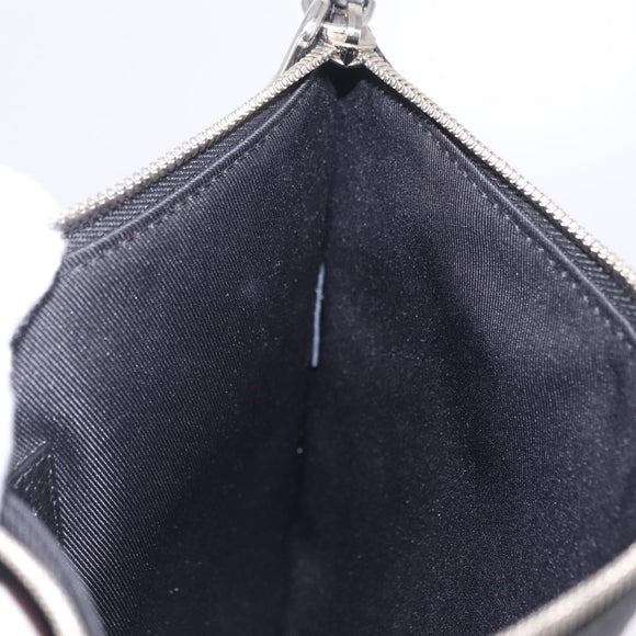 LOUIS VUITTON Cabalite Pouch Leather Black Silver LV Auth 210280A