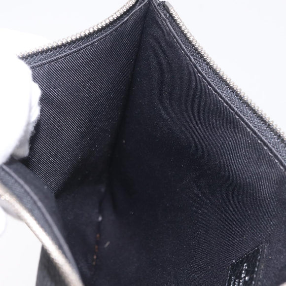 LOUIS VUITTON Cabalite Pouch Leather Black Silver LV Auth 210280A