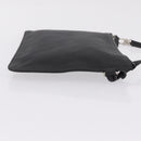 LOUIS VUITTON Cabalite Pouch Leather Black Silver LV Auth 210280A-5