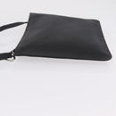 LOUIS VUITTON Cabalite Pouch Leather Black Silver LV Auth 210280A-6