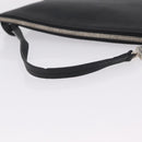 LOUIS VUITTON Cabalite Pouch Leather Black Silver LV Auth 210280A-8