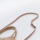 Miu Miu Matelasse Hand Bag Vitellolux 2way Pink Gold Auth 210286A-11