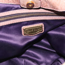 Miu Miu Matelasse Hand Bag Vitellolux 2way Pink Gold Auth 210286A-19