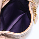 Miu Miu Matelasse Hand Bag Vitellolux 2way Pink Gold Auth 210286A-26