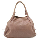 Miu Miu Matelasse Hand Bag Vitellolux 2way Pink Gold Auth 210286A-3