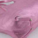 Tiffany & Co. Hand Bag Leather Pink Auth 210288A-12