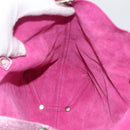 Tiffany & Co. Hand Bag Leather Pink Auth 210288A-15