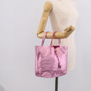 Tiffany & Co. Hand Bag Leather Pink Auth 210288A-19