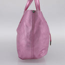Tiffany & Co. Hand Bag Leather Pink Auth 210288A-4