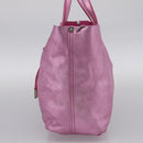 Tiffany & Co. Hand Bag Leather Pink Auth 210288A-5