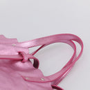 Tiffany & Co. Hand Bag Leather Pink Auth 210288A-7