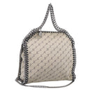 Stella McCartney Chain Falabella Bag Canvas Beige Silver 371223 Auth 210289A-1