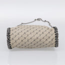 Stella McCartney Chain Falabella Bag Canvas Beige Silver 371223 Auth 210289A-11